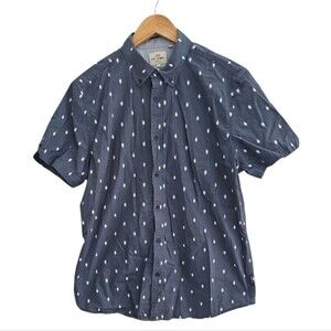 Ben Sherman Original Americana Red White Blue Popcicle NavyButton Down Shirt SzL
